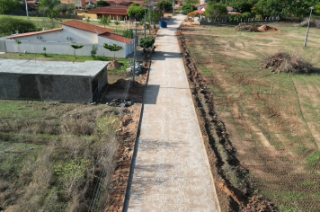 Foto - entrega de pavimentação