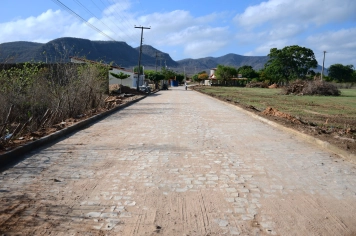 Foto - entrega de pavimentação