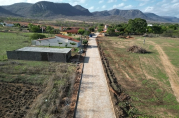 Foto - entrega de pavimentação