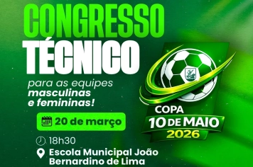 CONGRESSO TÉCNICO - COPA 10 DE MAIO