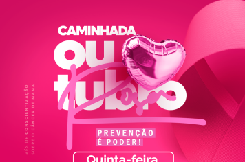 Caminhada Outubro Rosa celebra a vida em Riacho de Santana