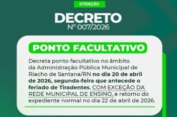 PONTO FACULTATIVO