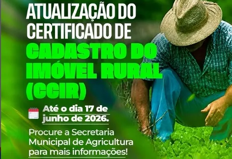 ATENÇÃO, PRODUTOR RURAL!