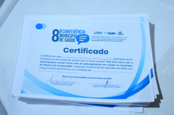 Foto - 8° CONFERÊNCIA MUNICIPAL DE SAÚDE