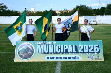 Foto - ABERTURA DO CAMPEONATO MUNICIPAL DE FUTEBOL DE CAMPO 2025
