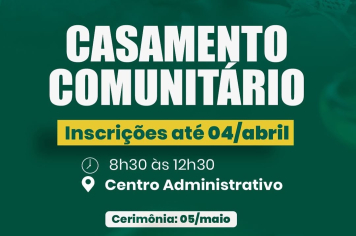 CASAMENTO CIVIL COMUNITÁRIO FARÁ PARTE DA PROGRAMAÇÃO DOS 63 ANOS DE RIACHO DE SANTANA! 