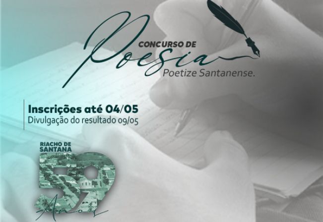Concurso de Poesia: Poetize Santanense.
