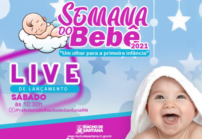 LIVE de abertura da Semana do Bebê 2021 - ''Um olhar a primeira infância''.