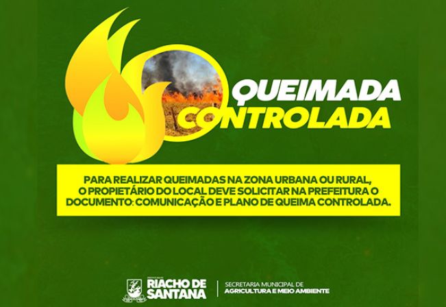 A Prefeitura de Riacho de Santana/RN, através da Coordenadoria de Meio Ambiente, comunica a todos os munícipes..
